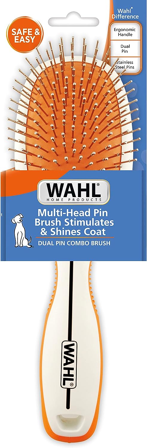 Review Wahl Premium Pet Double Sided Pin Bristle Brush